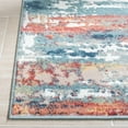 thumbnail image 4 of SAFAVIEH Skyler Talisha Abstract Area Rug, Beige/Burgundy, 6'7" x 6'7" Square, 4 of 8