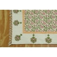thumbnail image 6 of Casavani Hand Block Printed Cotton Green Area Rugs 12'x15' Area Rugs for Living Room & Dining Room, 6 of 7