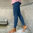 thumbnail image 5 of Ashyfjp Womens Leggings Casual Solid Color Ribbed Knit High Waist Slim Fit Full Length Stretch Pants for Versatile Daily Wear, Size (S-XXL), 5 of 7