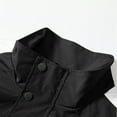 thumbnail image 4 of Fengqque Men's Color Block Lightweight Windbreaker Jacket Zip Up Jacket Outerwear Outdoor Varsity Jacket Black 6(L), 4 of 8