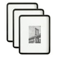 thumbnail image 5 of Kate and Laurel Inglewood Modern Wall Picture Frame Set of 3, 11x14 matted to 5x7, Black, Three-Piece Frame Set for Gallery Wall Accent Set in Living Room Decor, 5 of 10