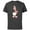 Charcoal, variant on Disney Daisy Duck Sassy in White & Pink Pose with Plaid Top - Short Sleeve Cotton T-Shirt for Adults - Customized-Black