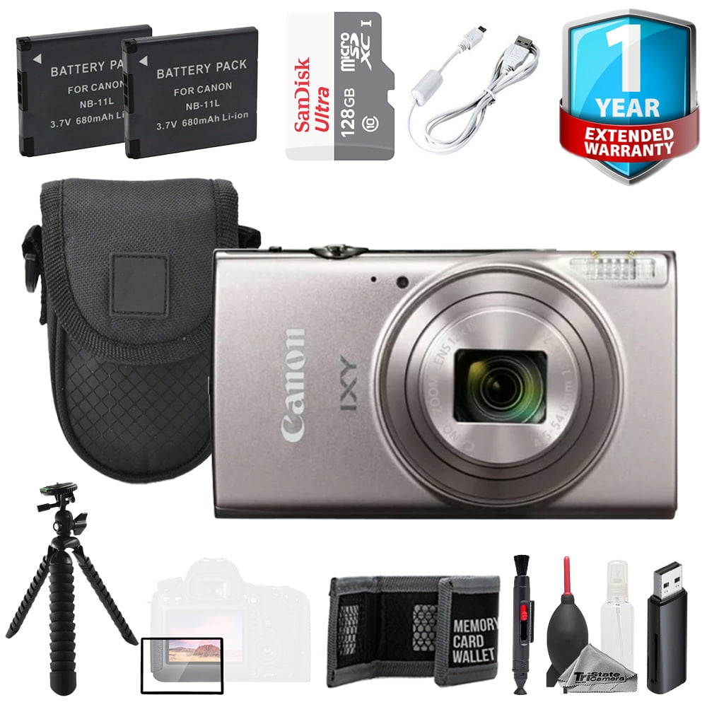 Canon PowerShot SX420 IS Digital Camera (Black) + Extra Battery +