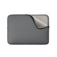 thumbnail image 2 of GASTROPOD Laptop Bag,15.6in Shockproof Design Laptop Cover,Precision Stitching Stylish Business Look Tablet Sleeve,Gray, 2 of 6