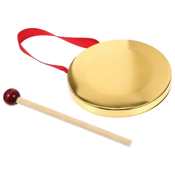PBPBOX Handheld Chinese Gong Metal 1 Set 3.5x3.5x0.6In