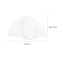 thumbnail image 2 of USHOBE Muslim Worship Hat White Cotton Flexible Fit Islamic Prayer Headwear for Men, 2 of 7