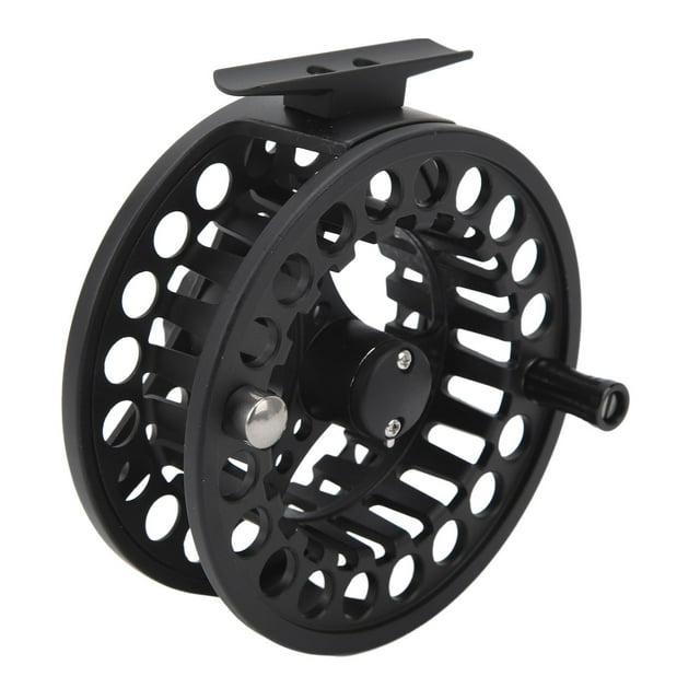 Large Arbor Fly Reel, Accuracy Machining Metal Smooth Casting Fly Fishing Reel for Freshwater