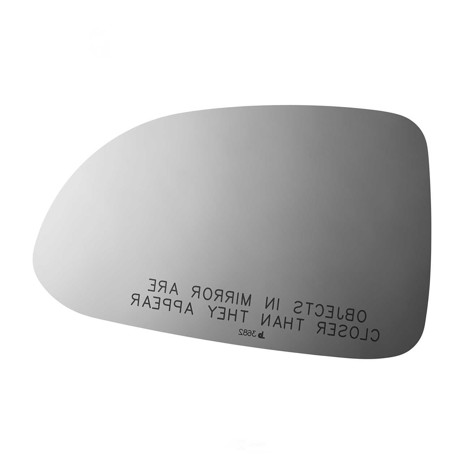 Burco Side View Mirror Replacement Glass - Clear Glass - 3682