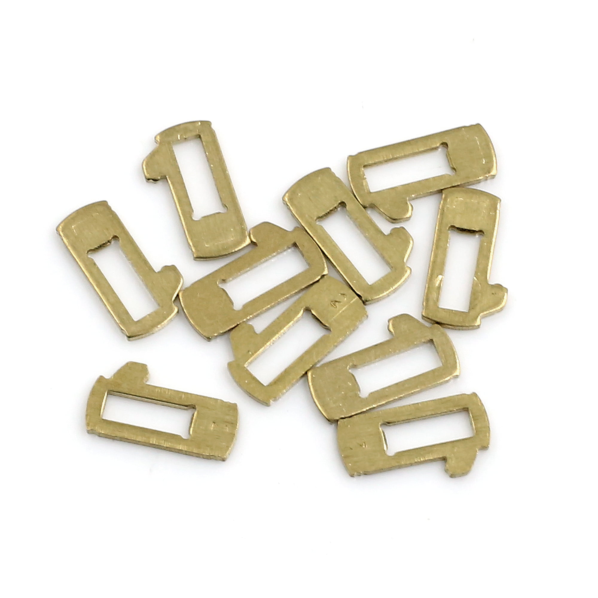 10pcs Gold Tone Metal Car Lock Reed Key Locking Plate for Hyundai ...