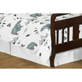 thumbnail image 4 of Sweet Jojo Designs Bear Mountain White and Blue Toddler Bed Comforter 5 Piece Bedding Set, 4 of 4