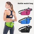 thumbnail image 4 of Solid-Color Water Bottle Belt Bag with Drawstring Anti-Theft Large Capacity Bag for Fitness Jogging, 4 of 5