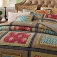 thumbnail image 4 of Juego de colcha Dada Bedding Gallery of Roses Floral Bohemian Algodón Patchwork, 4 of 7