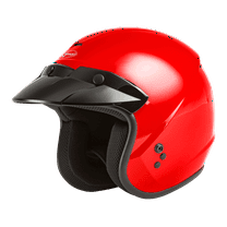 OF-2 OPEN-FACE HELMET RED MD