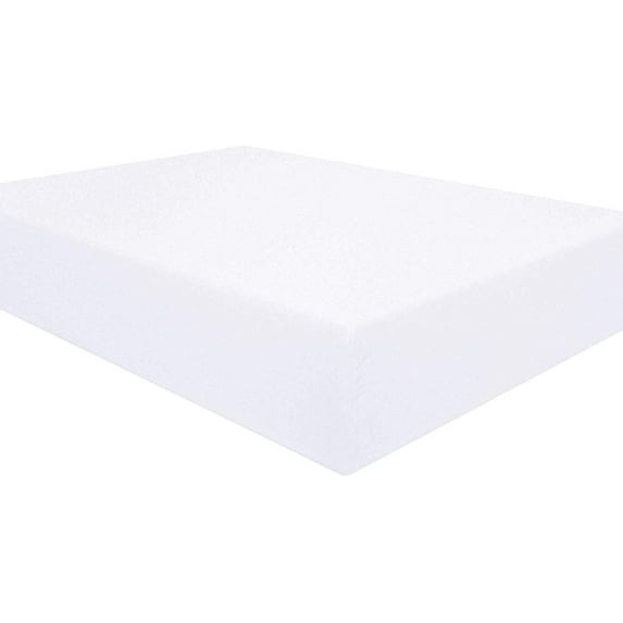 Microfiber Full Fitted Sheet, Wrinkle, Fade, Stain Resistant Deep Pocket Bed Sheet, White