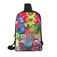 thumbnail image 2 of My Singing Monsters Sling Bag For Women And Men Crossbody Backpack Chest Bag Diagonally Dual Pocket Daypack Purses For Travel Hiking Gym Running, 2 of 8