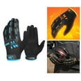 thumbnail image 3 of LOVIVER Full Finger Touchscreen Motorcycle Gloves Shock Absorption Anti-Slip Finger Black Blue M, 3 of 8
