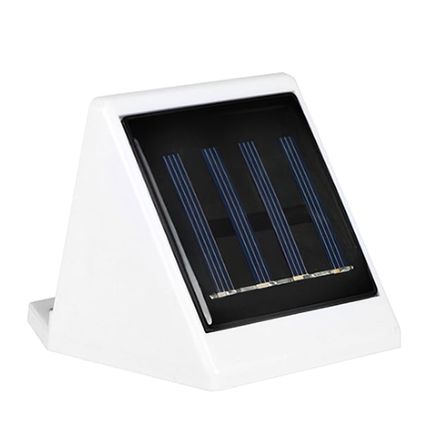 Lámpara De Pared Solar 4Led Con Batería De 1.2V 600Mah Ip65 Luz De Cerca Alimentada Por Energía Solar Impermeable Para Patios Escaleras Caminos Cubiertas Jardines Vogacara HA013136-00