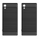 thumbnail image 1 of 2X para XA1 Protectora de Silicona Protectora de Dibujo Anti-Caída Carcasa Blanda Protectora para Teléfono Anti-Caída Negro, 1 of 5