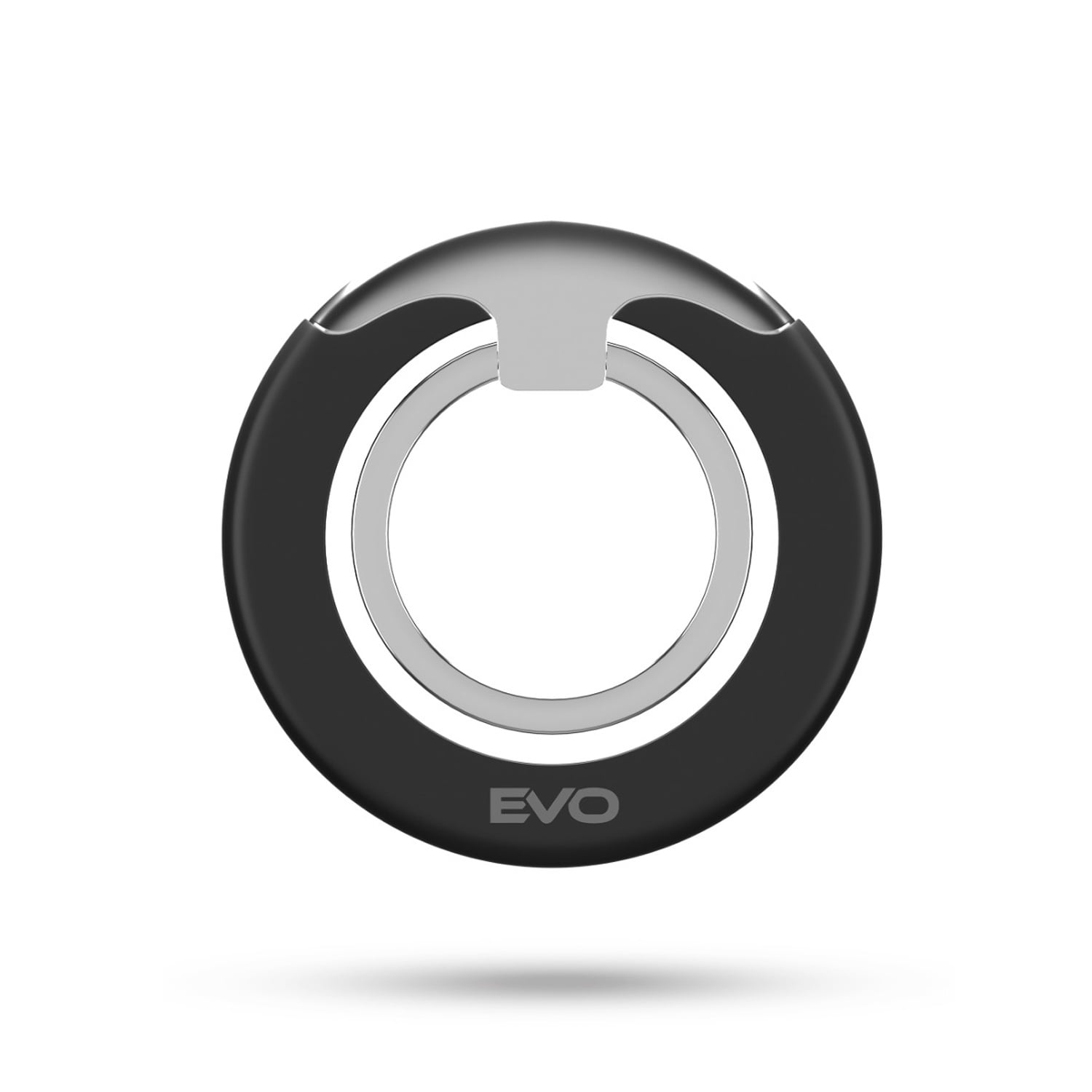 EVO PO1 Magnetic Phone Ring Holder Compatible with Wireless Charging - Black