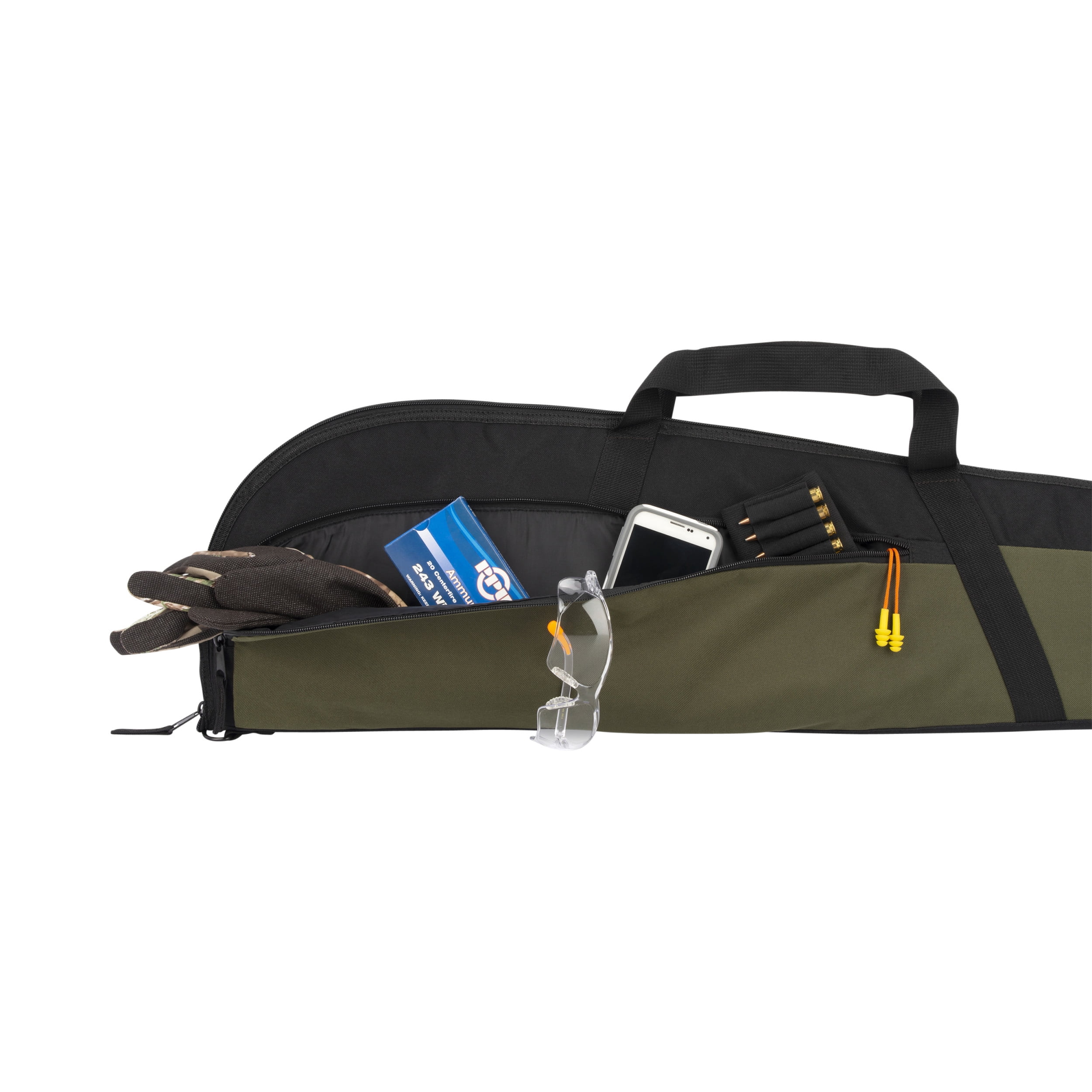 Allen Company 46" Powell Rifle Case, Black/Green
