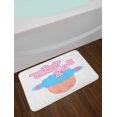 thumbnail image 2 of Sweet Dreams Bath Mat, Cute Cartoon Style Sleeping Animal Childhood Kids Nursery Theme, Non-Slip Plush Mat Bathroom Kitchen Laundry Room Decor, 29.5 X 17.5 Inches, Pink Pale Blue and Peach, Ambesonne, 2 of 2