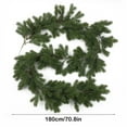 thumbnail image 6 of Artificial Norfolk Pine Garlands, 6Ft Real Touch Pine Artificial Garlands， Green Greenery Garland for Table, Mantle, Wall, Indoor, Outdoor Christmas Decorations, Gifts for Women Men, 6 of 6
