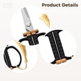 thumbnail image 3 of Katana Scissors with Plastic Sheath, 3.9 in / 10 cm Silver Samurai Scissors for Sewing, Crafting, Beard Trimming, Japanese-Inspired Sword Scissors with Braided Handle & Tassel, 3 of 5
