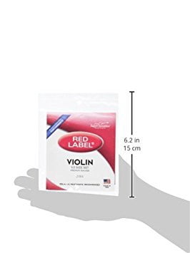 Super-Sensitive Red Label Violin Set of Strings - 1/2, Orchestra Gauge