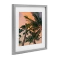 thumbnail image 3 of Stupell Industries Gathering Palms at Sunset Gray Framed Print Under Glass design by Susan Jill, 13 x 13, 3 of 10