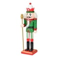 thumbnail image 5 of BLESIYA Nutcracker Figurine Crafts Christmas Decor for Scene Layout Xmas Tree Garden scepter, 5 of 8