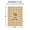 thumbnail image 6 of Avery 1" x 3" Rectangle Cards, Kraft Brown, 800ct, 6 of 11