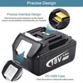 thumbnail image 3 of 2pcs Replacement For Makita Battery 18v Compatible With Makita Battery 18v, 3 of 5