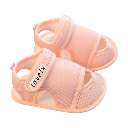 

CocMouse Baby Boys Girls Summer Sandals Breathable Mesh Flat Shoes Closed Toe