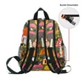 thumbnail image 5 of FORMRS School Backpack with Front Zippered Pocket 12" Student Travel Daypack, Vibrant Mushroom, 5 of 6