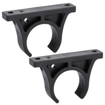 1 Pair Kayak Oar Holder Plastic Paddle Clips Mounting Keeper for Canoes Black