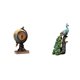 thumbnail image 1 of Figura de globo terráqueo, estatua moderna, reloj de mesa coleccionable, adorno artístico, escultura de , elegante pieza de decoración para e, 1 of 8