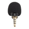 thumbnail image 2 of Mini micrófono de 3,5 mm con reducción de ruido para grabación de vídeo. Micrófono pequeño para teléfono para vlogs., 2 of 14