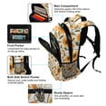 thumbnail image 5 of FORMRS Kids School Backpack Elementary Student Unisex Travel Bookbag with Reflective Stripes, Watercolor Sunflowers, 5 of 7
