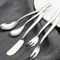 thumbnail image 4 of Billuyoard Cucharas de sopa para vajilla, cuchara de acero inoxidable fácil de limpiar y portátil, cuchara para servir en la cocina Cocina y Comedor, 4 of 6