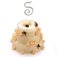 thumbnail image 2 of de la de la de la Diamante Cake Topper Cumpleaños Boda Decoración Macarena topper de la torta de la letra del alfabeto, 2 of 8
