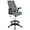 Dark Gray, variant on Flash Furniture Kale High-Back Ergonomic Mesh Office Chair with Flip-Up Arms and Foot Ring, Black