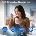 thumbnail image 3 of Havato Nugget Ice Maker , 35lbs/24H Soft Chewable Sonic Ice Machine, Self-Cleaning, Quiet Operation,Black, 3 of 7