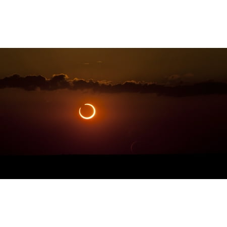 Annular Solar Eclipse Stretched Canvas - Phillip JonesStocktrek Images (37 x
