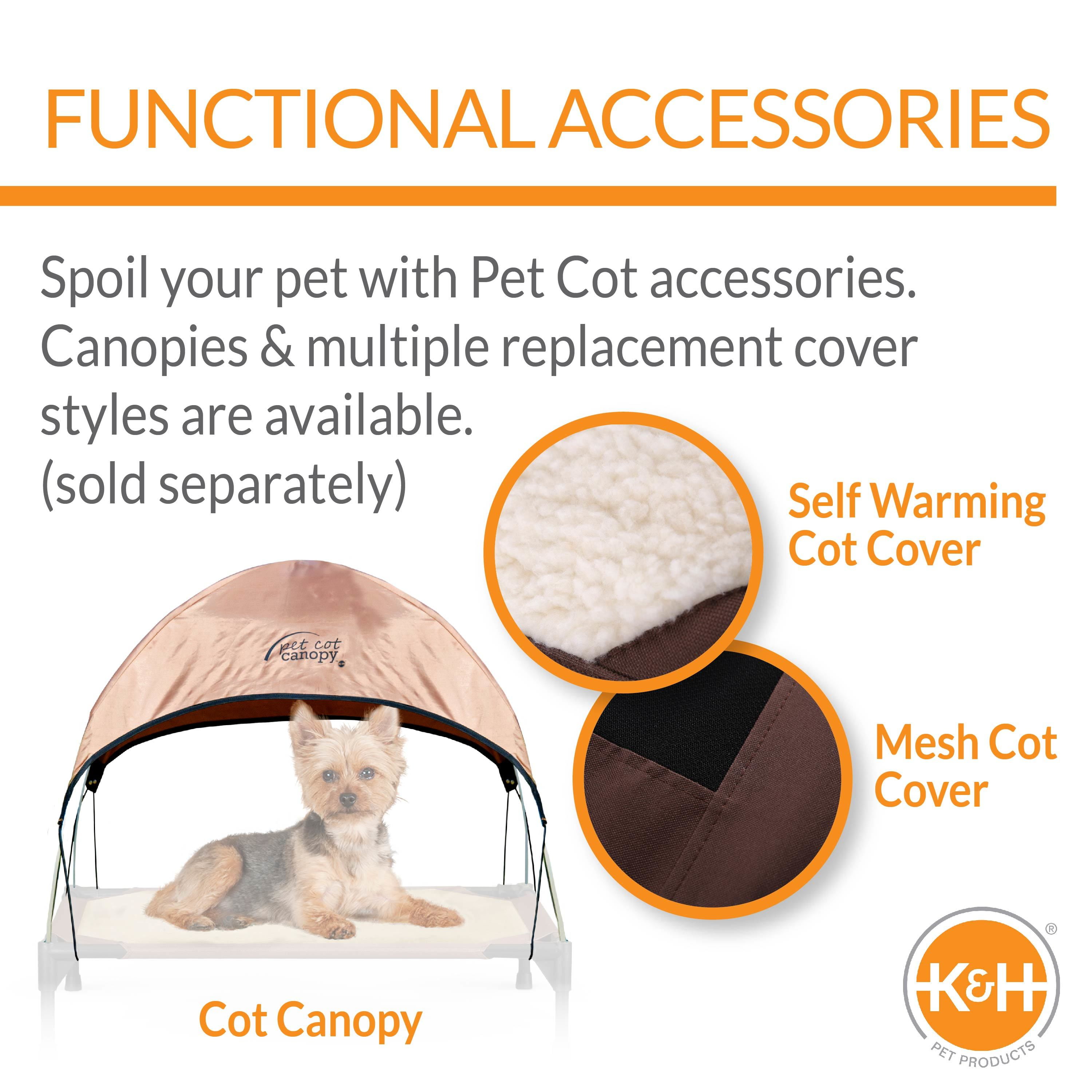 K H Pet Products Original Bolster Pet Cot Elevated Pet Bed