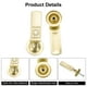 thumbnail image 3 of Uxcell 2 Sets Chinese Hollow Drawer Pulls Single Hole 66.6mm/2.6" for Dresser Drawers, Gold Tone, 3 of 5