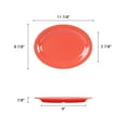 thumbnail image 2 of Excellante Color Orange Melamine Dinnerware Collection 12 x 9 inch Oval Platter, Comes in Dozen, 2 of 3
