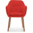 thumbnail image 6 of Elle Decor Roux Arm Chair in French Red, 6 of 11