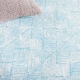 thumbnail image 6 of SAFAVIEH Glamour Damhan Geometric Area Rug, Ivory/Turquoise, 6' x 6' Square, 6 of 7
