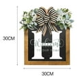 thumbnail image 2 of Last Name Front Door Wreath Front Door Porch Decoration for for Home Blessings Spring Parties, 2 of 2