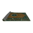 thumbnail image 2 of Ahgly Company Indoor Square Persian Turquoise Blue Traditional Area Rugs, 5' Square, 2 of 4